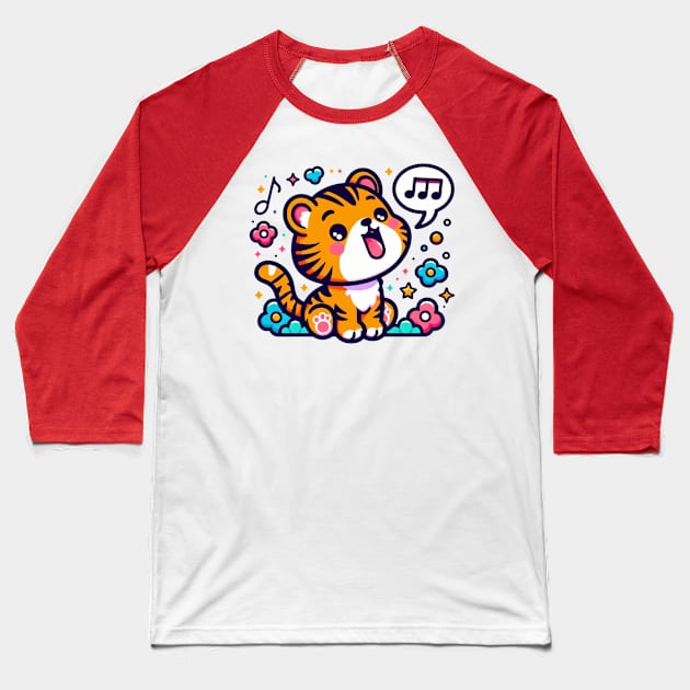 Singing Tiger Baseball T-Shirt by Japanese Fever